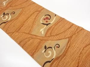 本場筑前博多曲線に唐草模様織出し名古屋帯